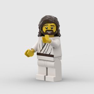Alternative view of Jesus Minifigure