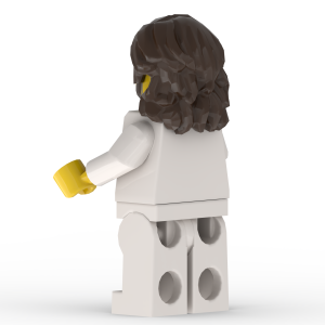 Jesus Minifigure Back Left View