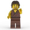 Front view of Peter the disciple custom printed LEGO minifigure by The Word Bricks