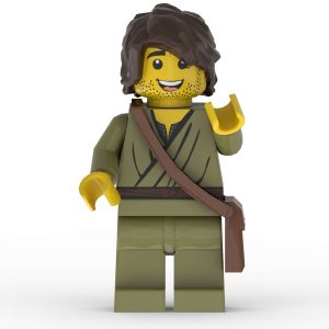 Front view of Matthew custom printed LEGO minifigure by The Word Bricks