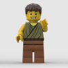 Official LEGO minifigure blank custom-printed as Simon the Zealot, one of Jesus’ twelve disciples — The Word Bricks Bible minifigure.