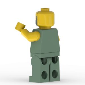 Back left view of Paul the Apostle LEGO minifigure