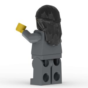 Philip Minifigure Back Left View – Hair Detail