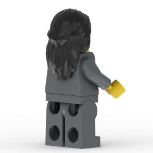 Back right angle of Philip custom printed LEGO minifigure