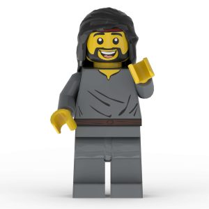 Front view of Philip the disciple custom printed LEGO minifigure by The Word Bricks