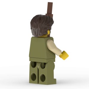 Back right angle of James son of Alphaeus custom printed LEGO minifigure