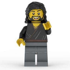 Front view of Judas Iscariot custom printed LEGO minifigure by The Word Bricks