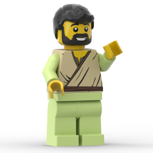 Alternative view of Disciple Bartholomew (Nathanael) Minifigure