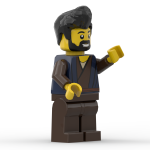 Alternative view of Disciple James (Son of Zebedee) Minifigure