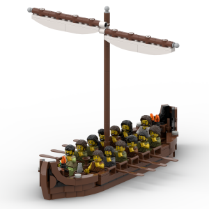 LEGO Galilean Boat with the Disciples of Jesus