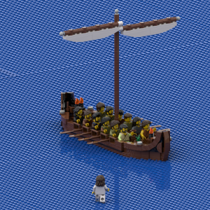 Jesus Walks on Water – Galilean Fishing Boat - Biblical Building Set