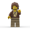 Joseph husband of Mary custom printed LEGO minifigure for nativity and Bible storytelling