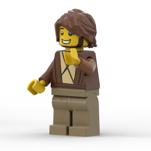 Biblical Joseph minifigure made from official LEGO minifigure blank by The Word Bricks
